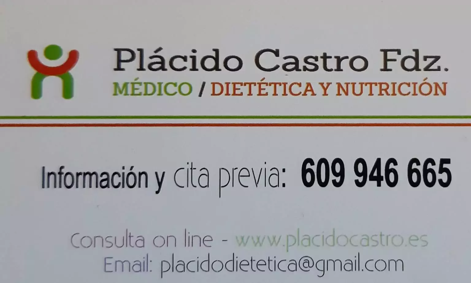 Placido Castro medico nutricionista