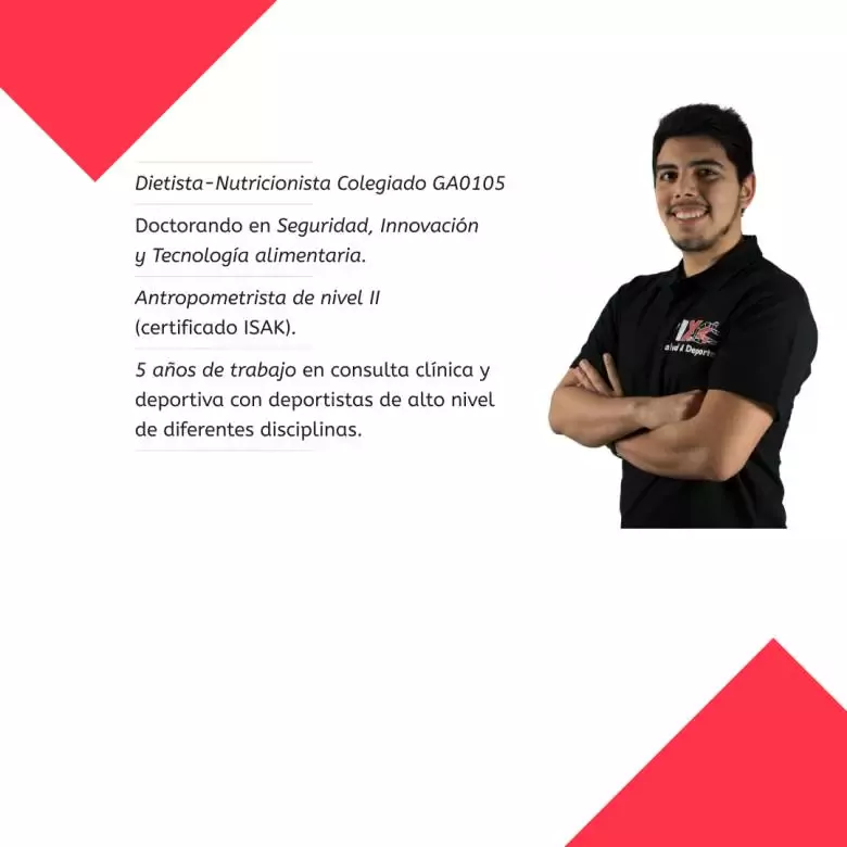 Nicolás Piedrafita Nutrición Clínica y Antropometría para Deportistas Dietista Nutricionista Col GA105